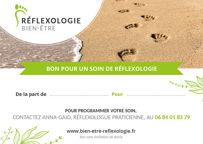 bon cadeau reflexologie